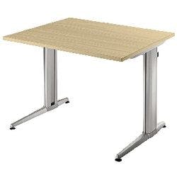 Hammerbacher Arbeitstisch Ahorn 800 x 800 x 720 mm Produktbild