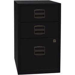 Bisley Home Beistellschrank PFA Home 2 Schübe Schwarz 413 x 400 x 672 mm Produktbild