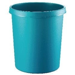 helit Papierkorb Polyethylen Grün 33,5 cm Produktbild