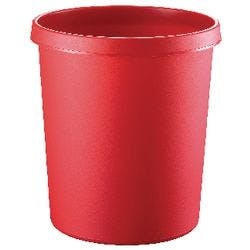 helit Papierkorb Polyethylen Rot 33,5 cm Produktbild