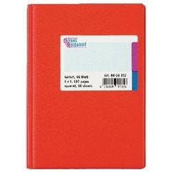 König & Ebhardt Geschäftsbuch DIN A6 Kariert 90 g/m² Rot 96 Blatt Produktbild