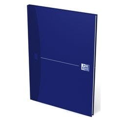 OXFORD Office Essentials Notizbuch DIN A4 Kariert Gebunden Pappe Blau Nicht perforiert 192 Seiten 96 Blatt Produktbild
