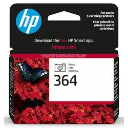 HP 364 Original Tintenpatrone CB317EE Foto Schwarz Produktbild