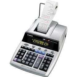 Canon MP1411  Druckender Tischrechner mit Rolle 14 -stelliges Display Silber Produktbild