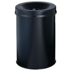 DURABLE Papierkorb Schwarz 15L Metall 35,7 cm Produktbild