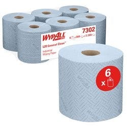 WYPALL Wischtücher L20 2-lagig 6 Rollen à 380 Blatt Produktbild