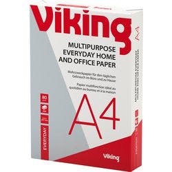 Viking Everyday DIN A4 Druckerpapier Weiß 80 g/m² Glatt 500 Blatt Produktbild