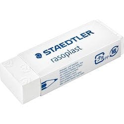 STAEDTLER Radierer Raso Plast B20 Weiß Produktbild