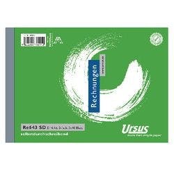 Ursus Style Rechnungsbuch RE643SD A6 quer 3x40 Blatt selbstdurchschreibend Produktbild