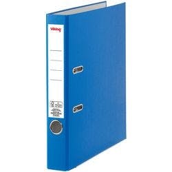 Viking Ordner DIN A4 50 mm Blau 2 Ringe Pappkarton, PP (Polypropylen) Matt Hochformat Produktbild