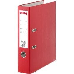 Viking Ordner DIN A4 75 mm Rot 2 Ringe Pappkarton, PP (Polypropylen) Matt Hochformat Produktbild