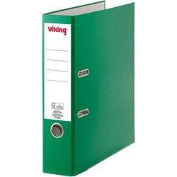 Viking Ordner DIN A4 75 mm Dunkelgrün 2 Ringe Pappkarton, PP (Polypropylen) Matt Hochformat Produktbild