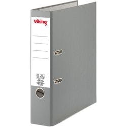 Viking Ordner DIN A4 75 mm Grau 2 Ringe Pappkarton, PP (Polypropylen) Matt Hochformat Produktbild Print Hauptbild L