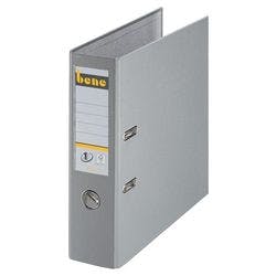 Bene No.1 Power Ordner DIN A4 80 mm Grau 2 Ringe 291400 PP ( Polypropylen) Hochformat Produktbild
