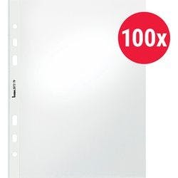 Bene ClearView Prospekthüllen DIN A5 Glasklar Transparent 60 Mikron PP (Polypropylen) Öffnung Oben 6 Löcher 100 Stück Produktbild