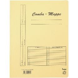 Bene Dreiflügelmappe Comba DIN A4 Gelb Manilakarton Produktbild