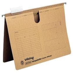 Viking Hängehefter kaufmännische Heftung V1714 DIN A4 Braun Manilakarton 25 Stück Produktbild