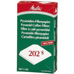 Melitta Pyramidenfilter 202S Grün, Rot 100 Stück Produktbild