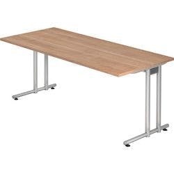 Hammerbacher Schreibtisch VNS 19/N Walnuss 1.800 x 800 x 800 mm Produktbild