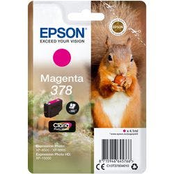 Epson 378 Original Tintenpatrone C13T37834010 Magenta Produktbild