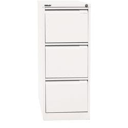 Bisley Aktenschrank A4BS3E 3 Schübe Verkehrsweiß 413 x 622 x 1.016 mm Produktbild