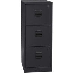 Bisley Home Hängeregistraturschrank PFA Home Schwarz 413 x 400 x 1.015 mm Produktbild