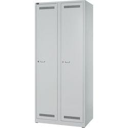 Bisley Light LIGHT Metall Schließfach 1 Tür 2 abteile Schlüssel 800 x 500 x 1.850 mm Hellgrau Produktbild