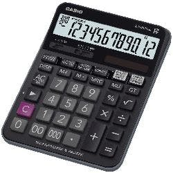 Casio Tischrechner 12 -stelliges Display Schwarz Batterie, Solar DJ-120D Plus Produktbild