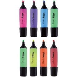 Viking HC1-5 Textmarker Farbig sortiert Breit Keilspitze 1 - 5 mm 8 Stück Produktbild