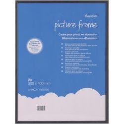 Viking Bilderrahmen Schwarz Aluminium 4850190 30 (B) x 40 (H) cm 2 Stück Produktbild