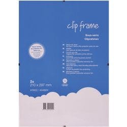 Viking Clip-Bilderrahmen DIN A4 Transparent 2 Stück Produktbild