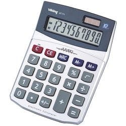 Viking Tischrechner AT-711 10 -stelliges Display Silber Produktbild