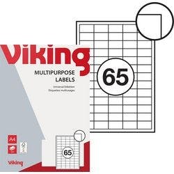 Viking 980459 Universaletiketten Weiß 38,1 x 21,2 mm 100 Blatt à 65 Etiketten Produktbild